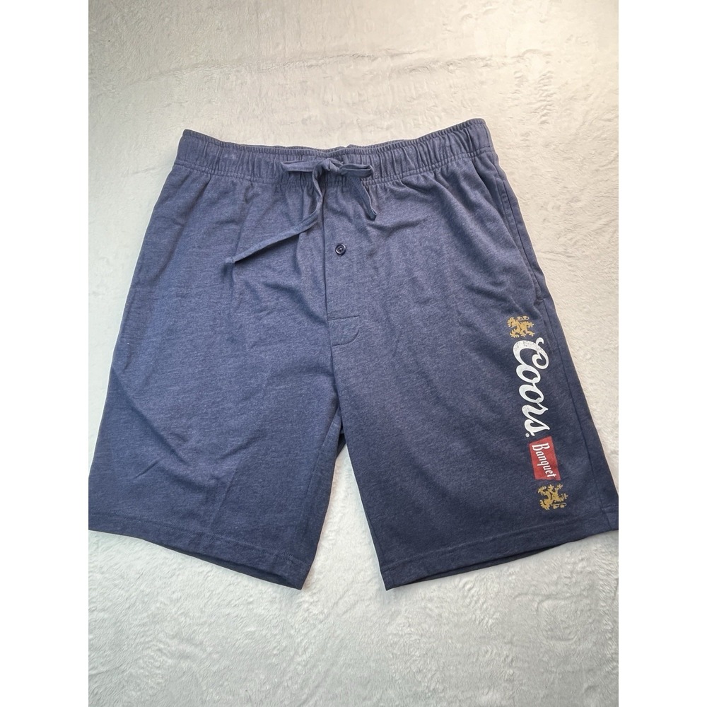 Coors Men's Medium 32/34 Drawstring Lounge Shorts Coors Logo NWOT